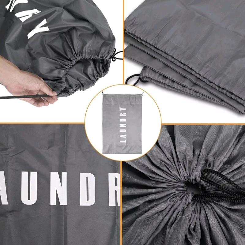 Dirty Clothes Organizer Accessory Bag for Travel Laundry Accessories Basket Pack 3