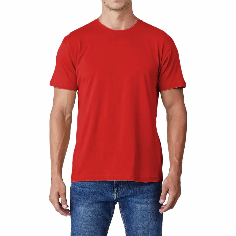 Mens Plain Crew Neck 100% Cotton Gym Casual Work Short Sleeve T-shirt Tee S-3XL Multipack 2