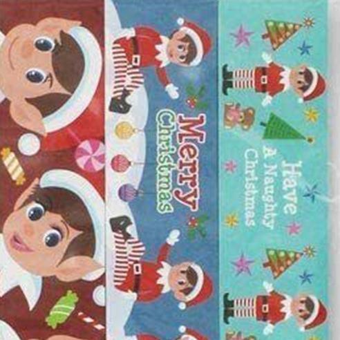 100 Elf Paper Chains Elves Behavin' Badly Christmas Decoration Craft Fun Create Pack Colorful Ornaments Print Sticker 4