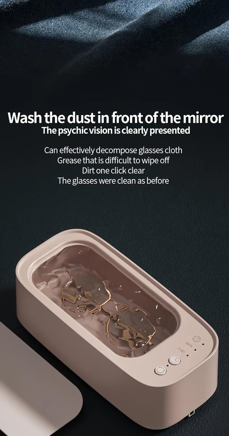 Product Introduction of Versatile Cleaning Wizard - Ultra-Portable, 360° Deep Clean, Rechargeable & USB-Powered, High-Frequency Vibration Technology - Effortlessly Revitalizes Jewelry, Glasses, Watches & More 6