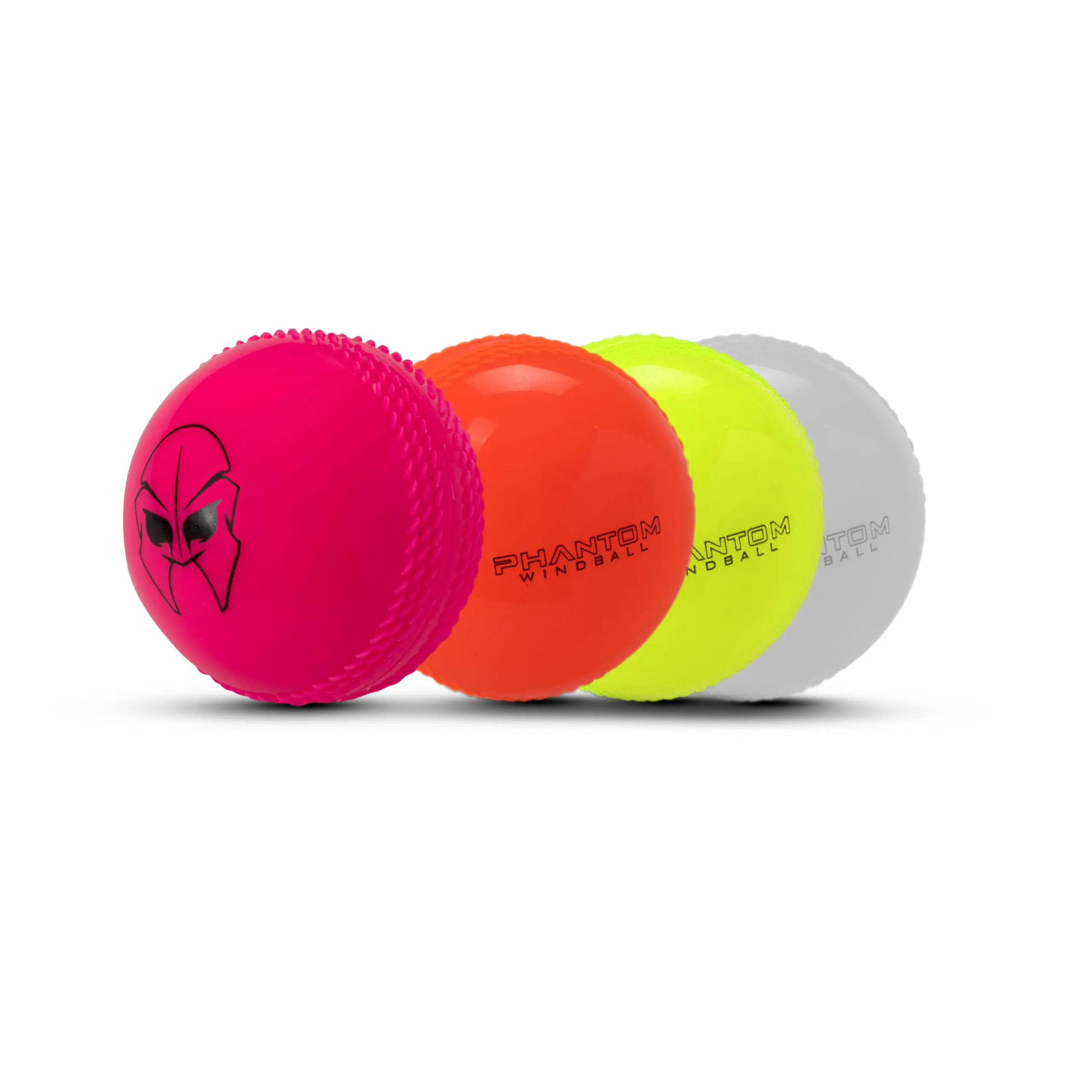 Phantom Windball for Soft Cricket Training - Durable & Quality - Pink/Orange/Yellow/White