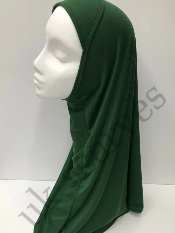 MUSLIM KIDS GIRLS/ADULT HIJAB ISLAMIC HEADSCARF PLAIN SCARF ONE PIECE CHILDREN 7