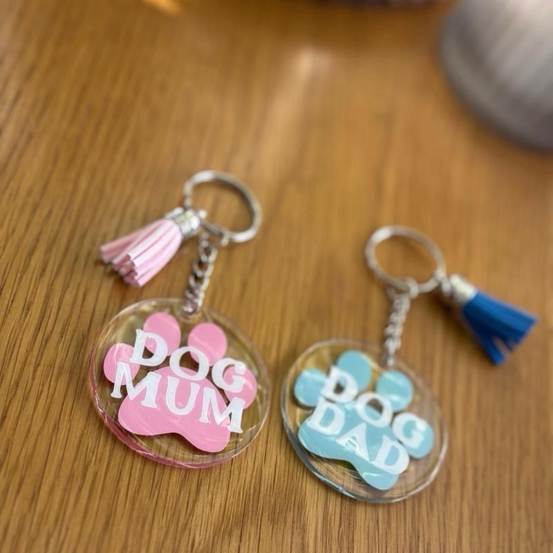 Dog Mum/Dog Dad Keyring - Perfect Gift for Any Dog Lover 2