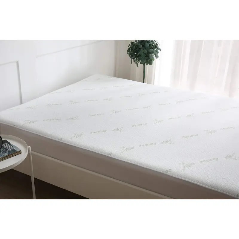 Bamboo Waterproof Extra Deep Mattress Protectors Luxurious Super Soft 38cms Deep Anti Allergy Non Noisy Fitted Style Bamboo Mattress Protectors (Super King) extra  deep 1