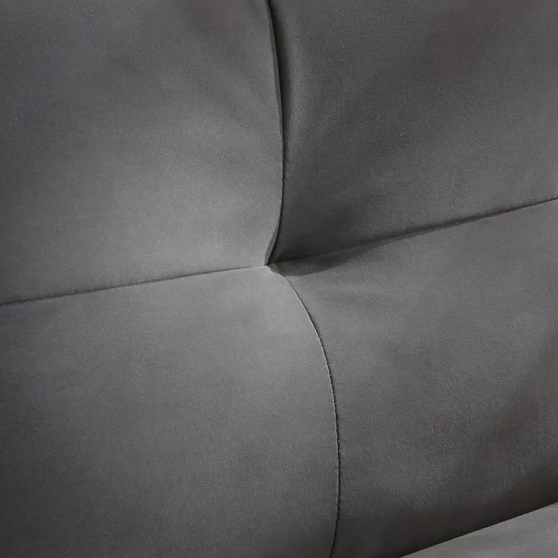 Anni 6 Seater Corner Sofa Grey Velvet 366x279cm 15R 4