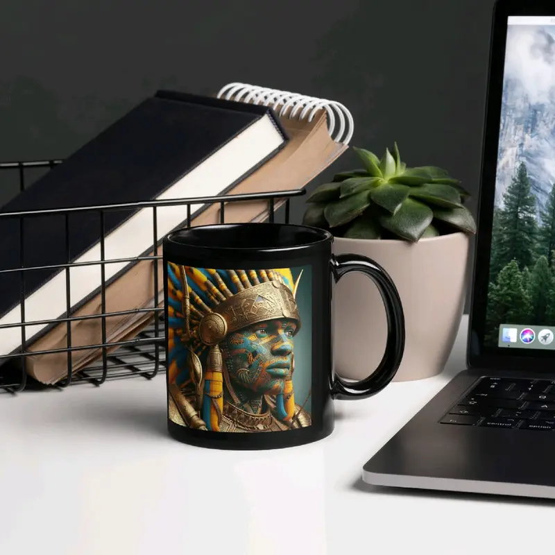 Black Glossy Mug 2