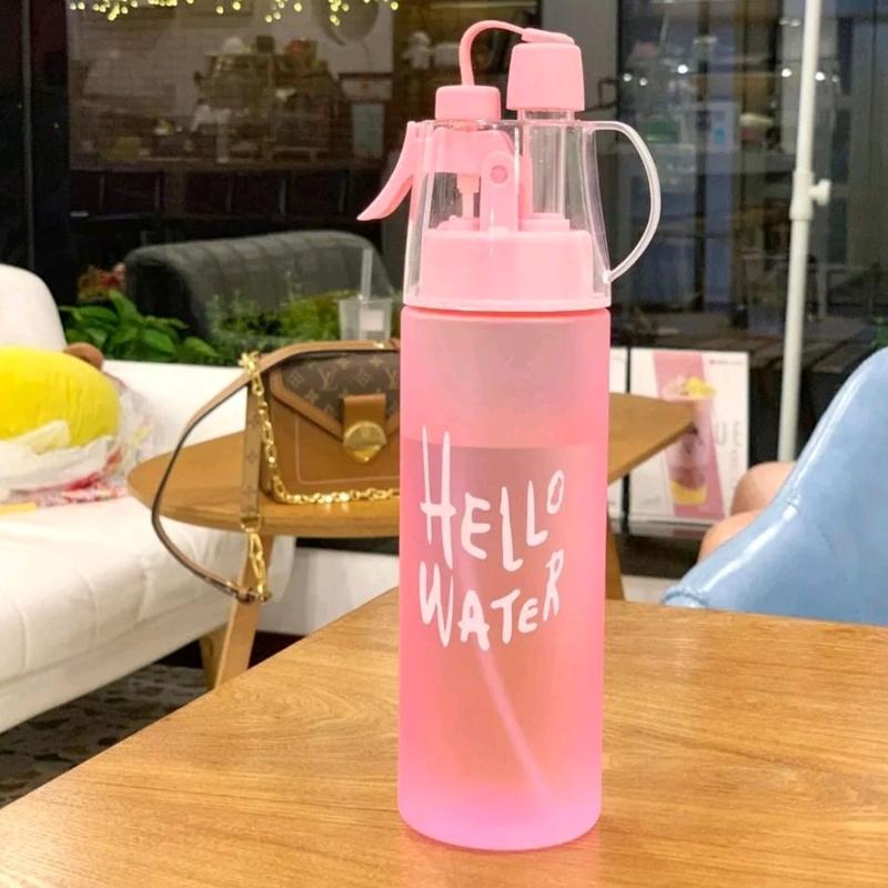 Water Spray Bottle Misting Water Bottle Sport Water Bottle for Outdoor Hydration 580ml 5