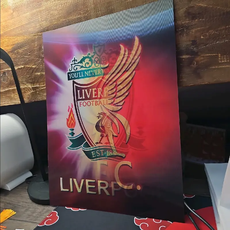 3D Lenticular Poster of Liverpool FC badge 3
