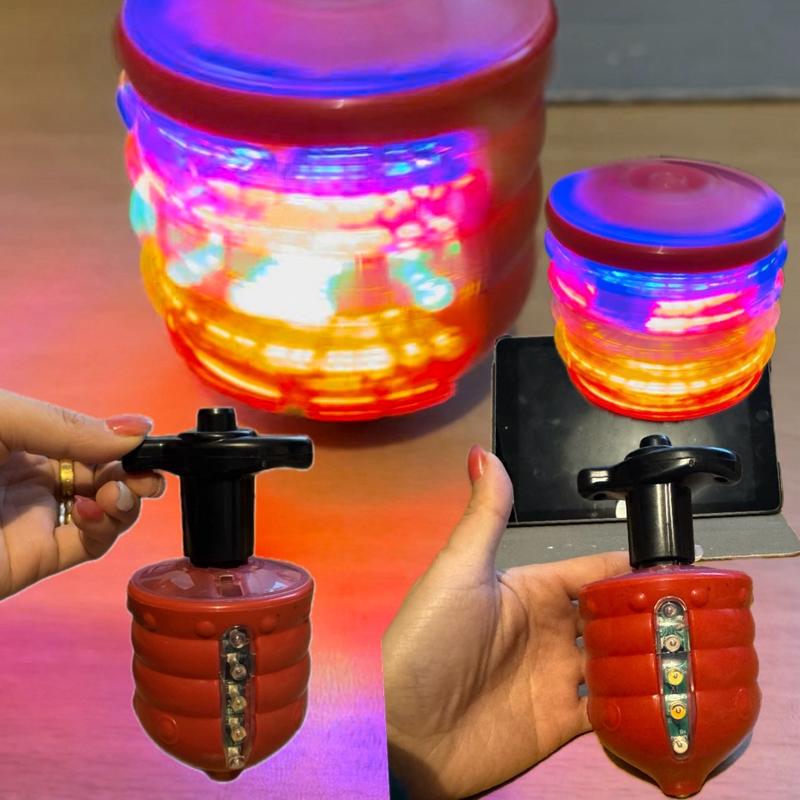 MQ SUPER Spinning Top Gyro Spinner Laser LED Music Flash Light Kids Toys Xmas Gift 1