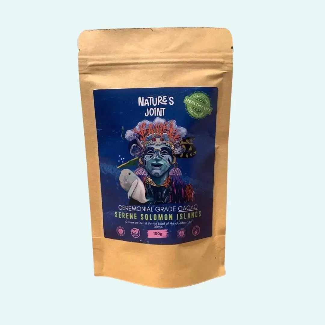 Soloman Islands - Organic - Ceremonial Grade Cacao - 100G