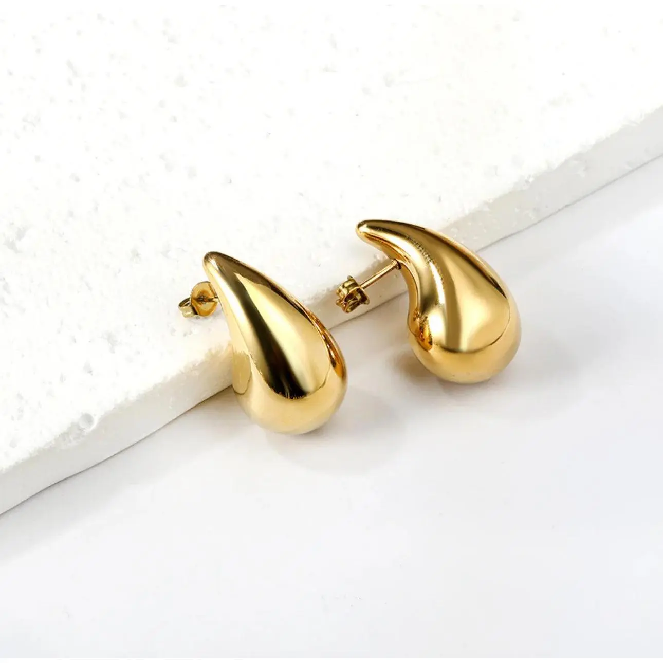 Bold Teardrop Glam Earrings