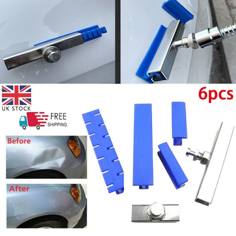 6pcs Set Paintless Dent Removal Kit Slide Hammer Puller Tab Auto Car Repair Tool 1