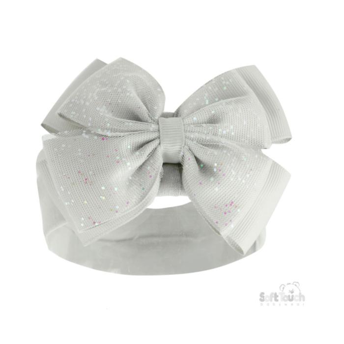 Hairband with Glitter Bow 1