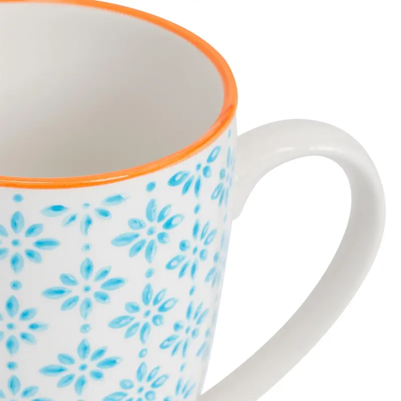 Nicola Spring Nicola Spring Hand-Printed Mug - 330ml 3
