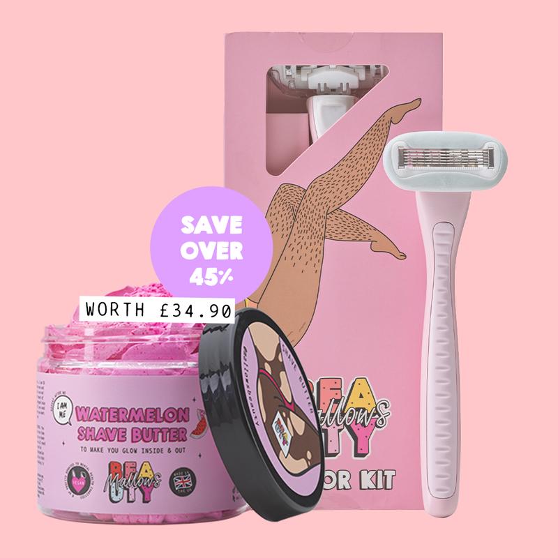 Mallows Beauty Razor Starter Bundle - Smooth and Silky Shaving Experience 2