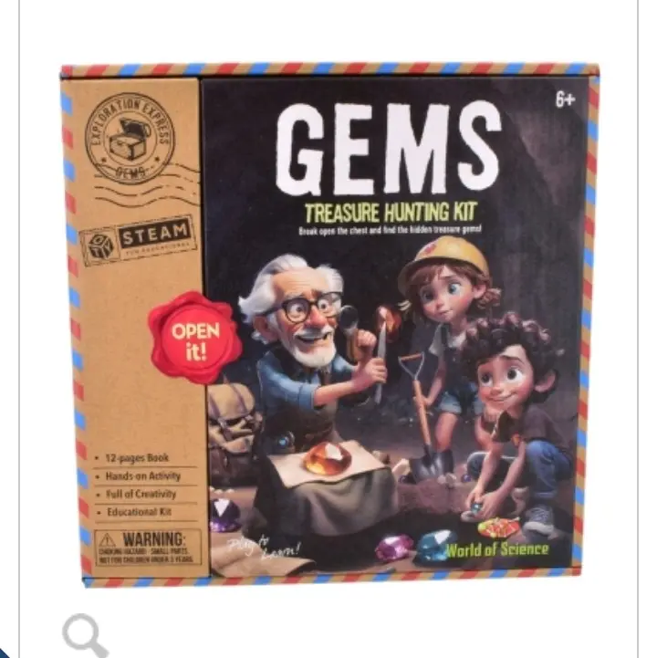 Gems Treasure Hunting Kit In Colour Box 0