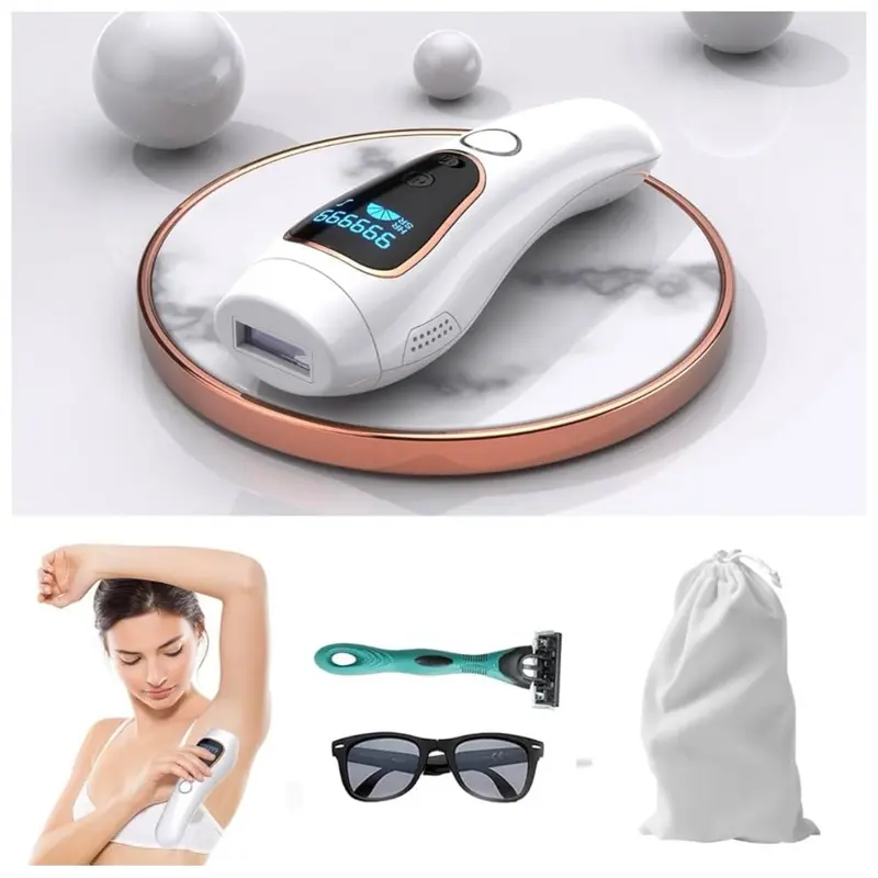 IPL Laser Hair Remover for Face and Body - Portable Electric Home Handle Permanent Removal 1