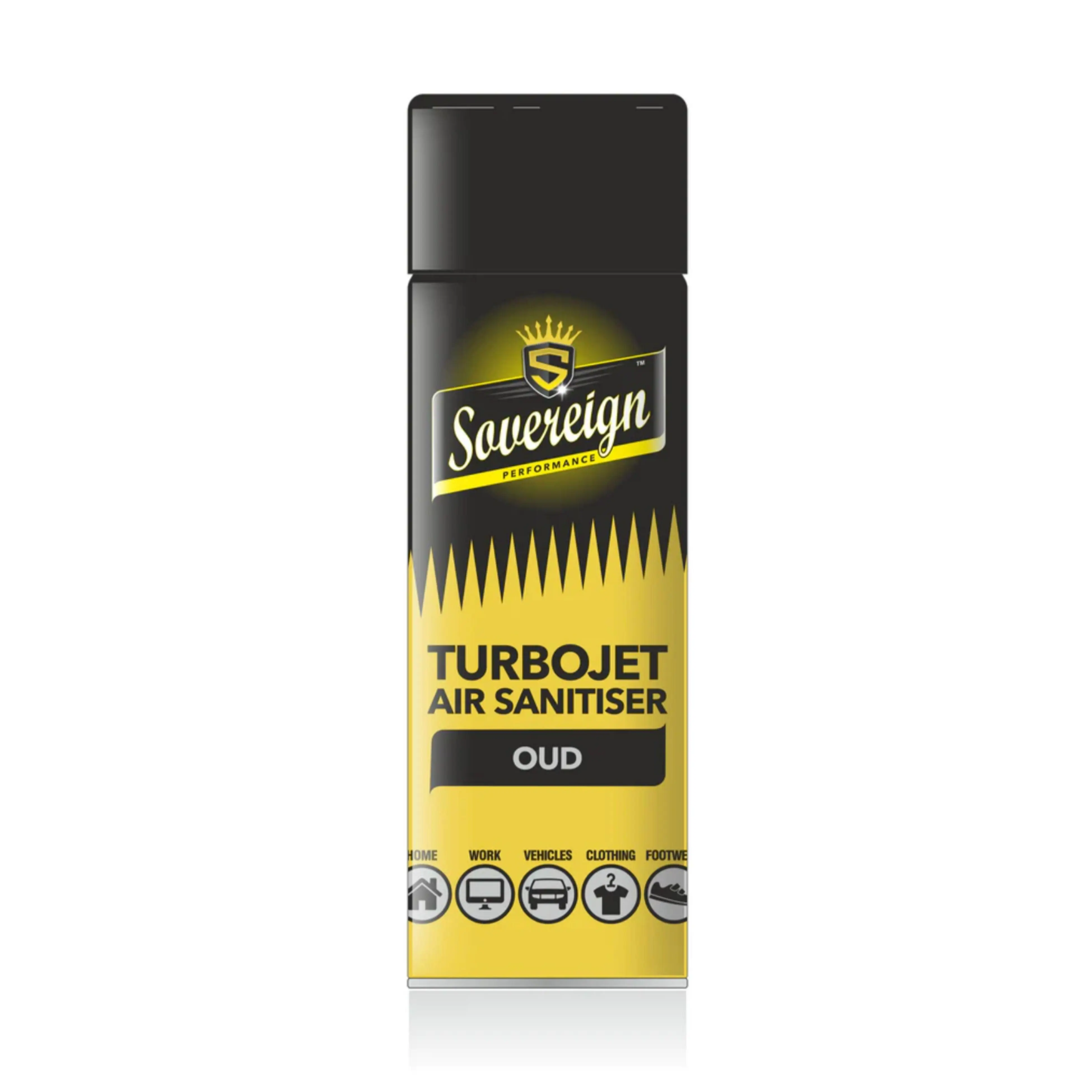 Luxury Oud Air Freshener Car Spray - 500ml | Sovereign Turbo Jet Burst Room Home Fragrance - Perfume Highly Scented Aroma Freshner air sanitizer
