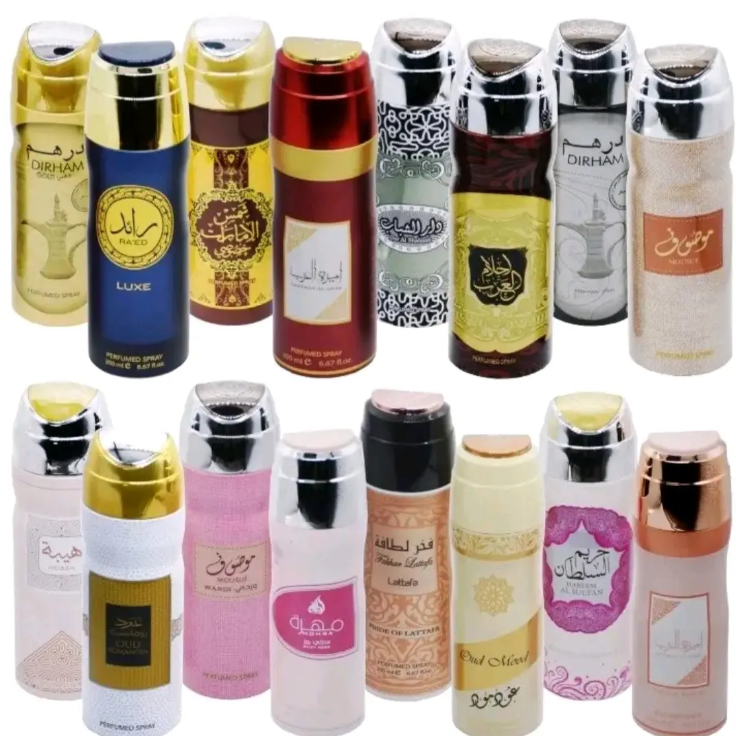 Arabian Scent Deodorant Body Spray 200ml by Ard Al Zaafaran Lataafa - Aroma Scented Fragrance Comfort