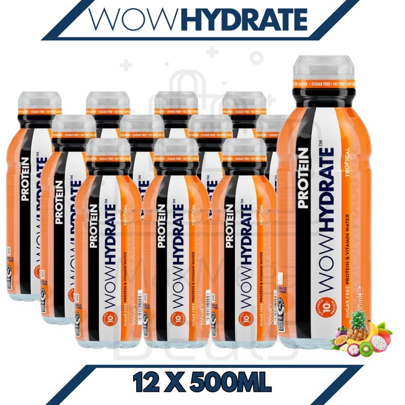 Wow Hydrate All Variety 12 X 500ML Bulk Pack Beverage 2