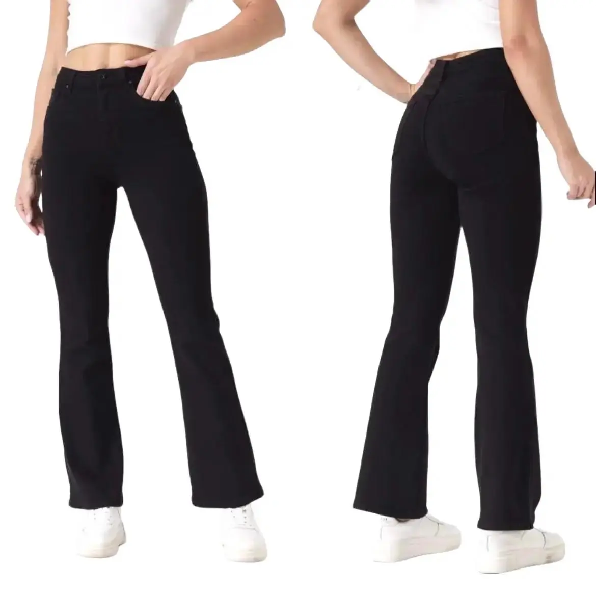 WESTWARDROBE SKINNY FLARE STRETCHY VIRAL JEAN - The perfect Flare super stretch Jean