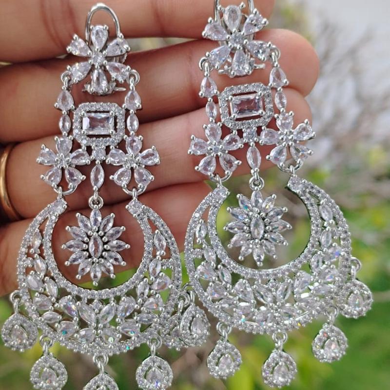 Gorgeous Drop Stone Dangling Earrings Engagement Birthday Auspicious Anniversary Wedding 2
