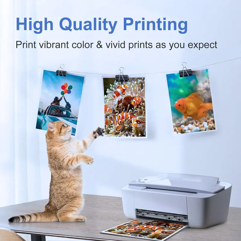 TRAHOO-63XL Ink Cartridges Black and Color Combo Packe Replacement for HP Ink 63 63XL for OfficeJet 5255 4650 3830 5258 4652 Envy 4520 4512 Printer 63 Ink 3