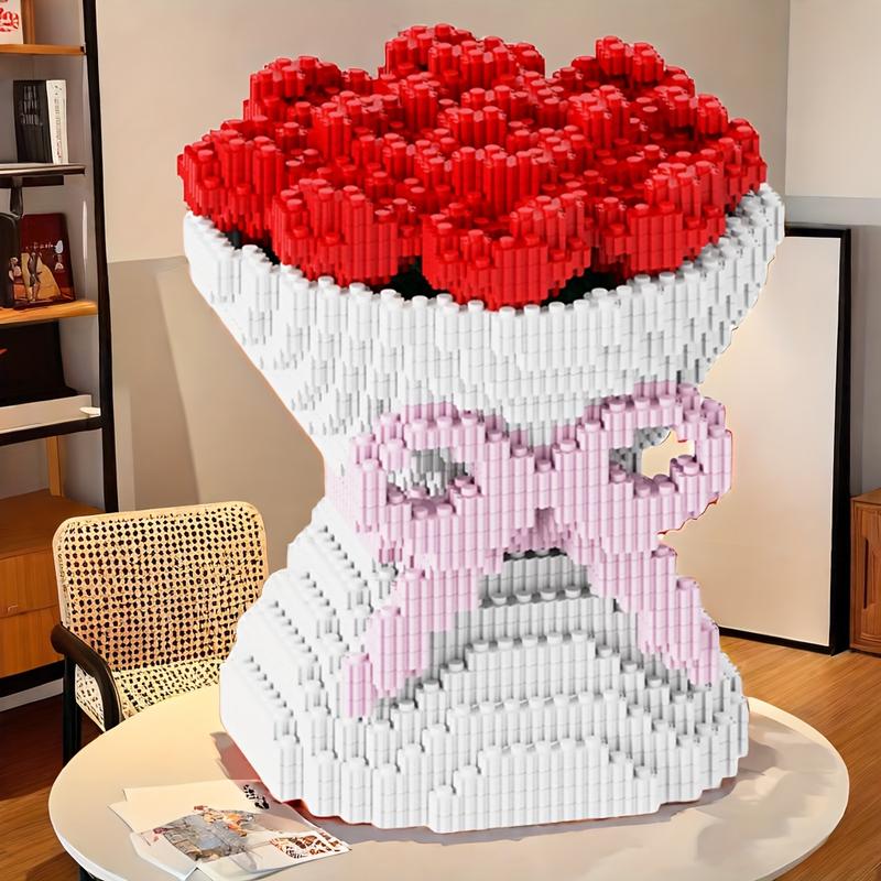 Product Introduction of 3500pcs 3D Puzzle Rose Bouquet - Educational Building Blocks for STEM Skills, Focus, Creativity & Perfect Gift for Multiple Occasions 2