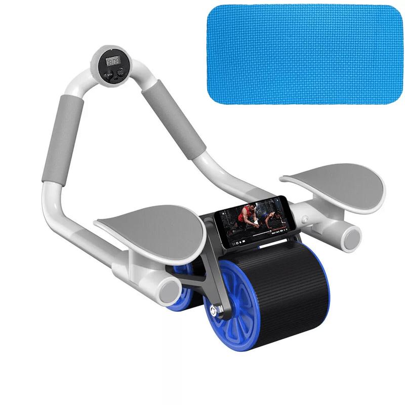 Product Introduction of Abdominal Wheel Roller Exercise Equipment with Elbow Support and Timer - Automatic Rebound Tummy AB Roller for Effective Workout at home gym 25