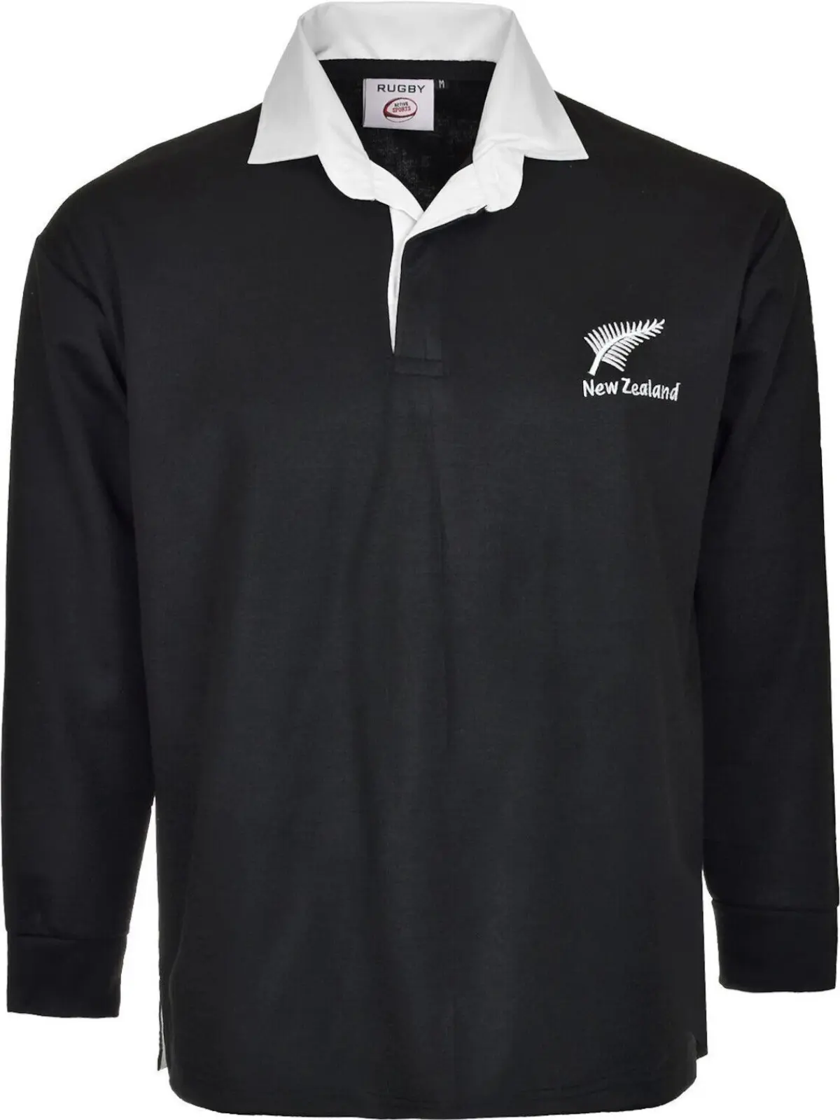 New Zeeland National Team Rugby Long Sleeve Sports Jersey for Unisex Kids