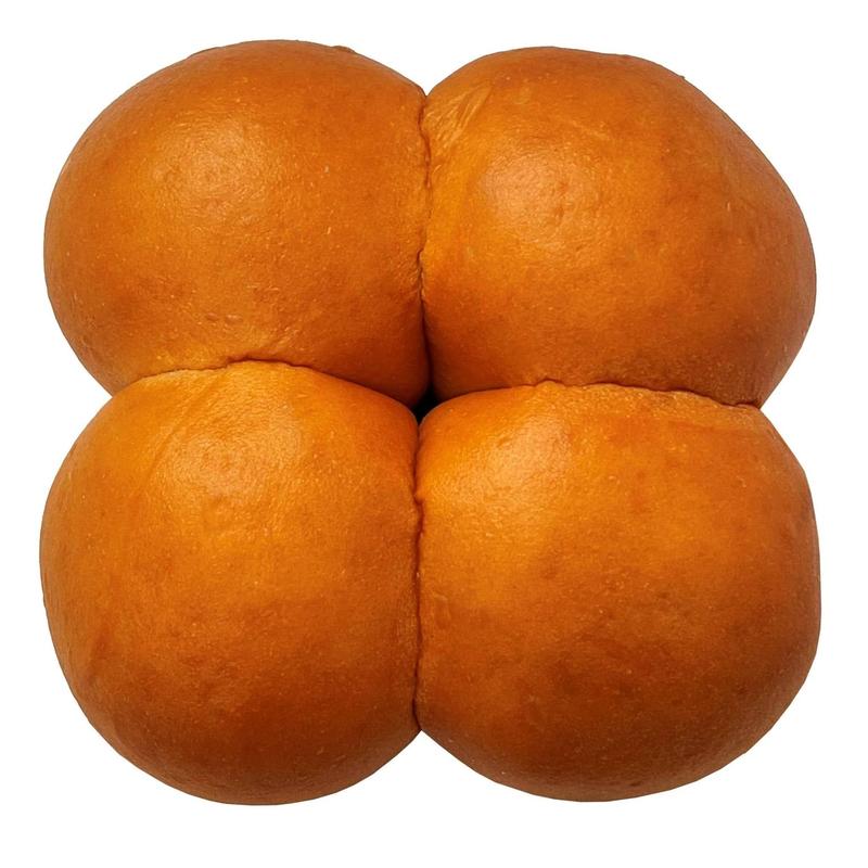 White Soft Bread Rolls x 4 1