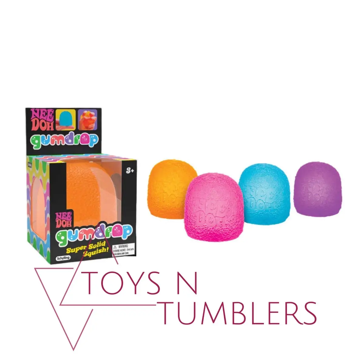 Nee doh Gumdrop Sensory Fidget toy Sugar filled