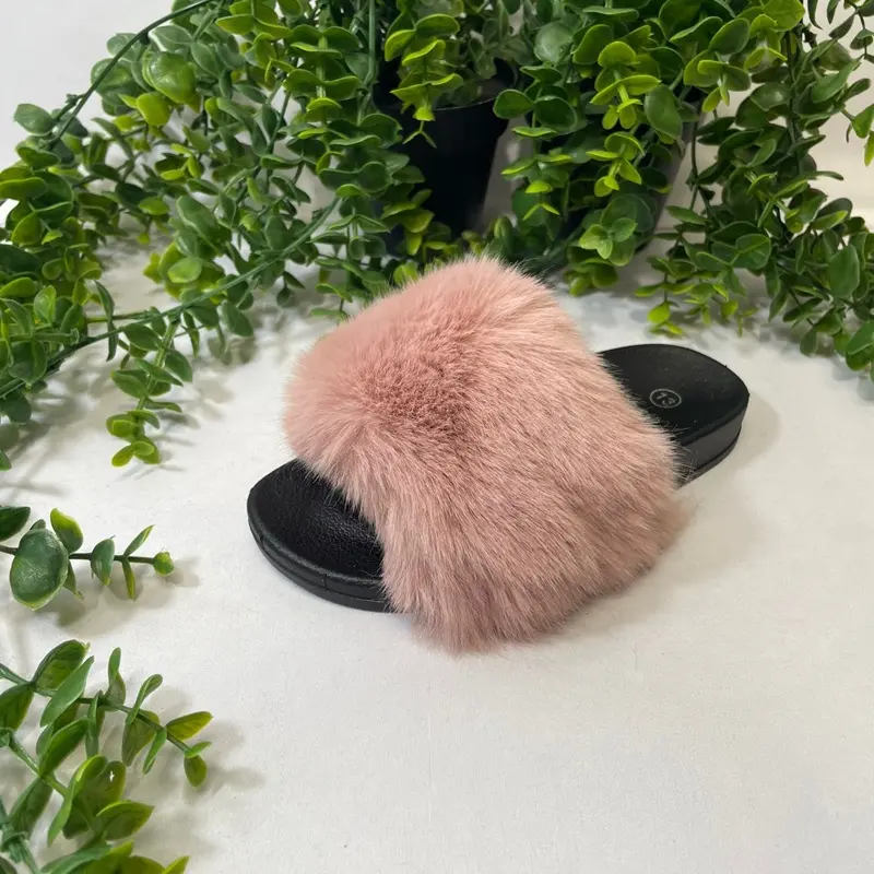 Girl's Comfy Fluffy Slider - Perfect for Summer - GS8377 7