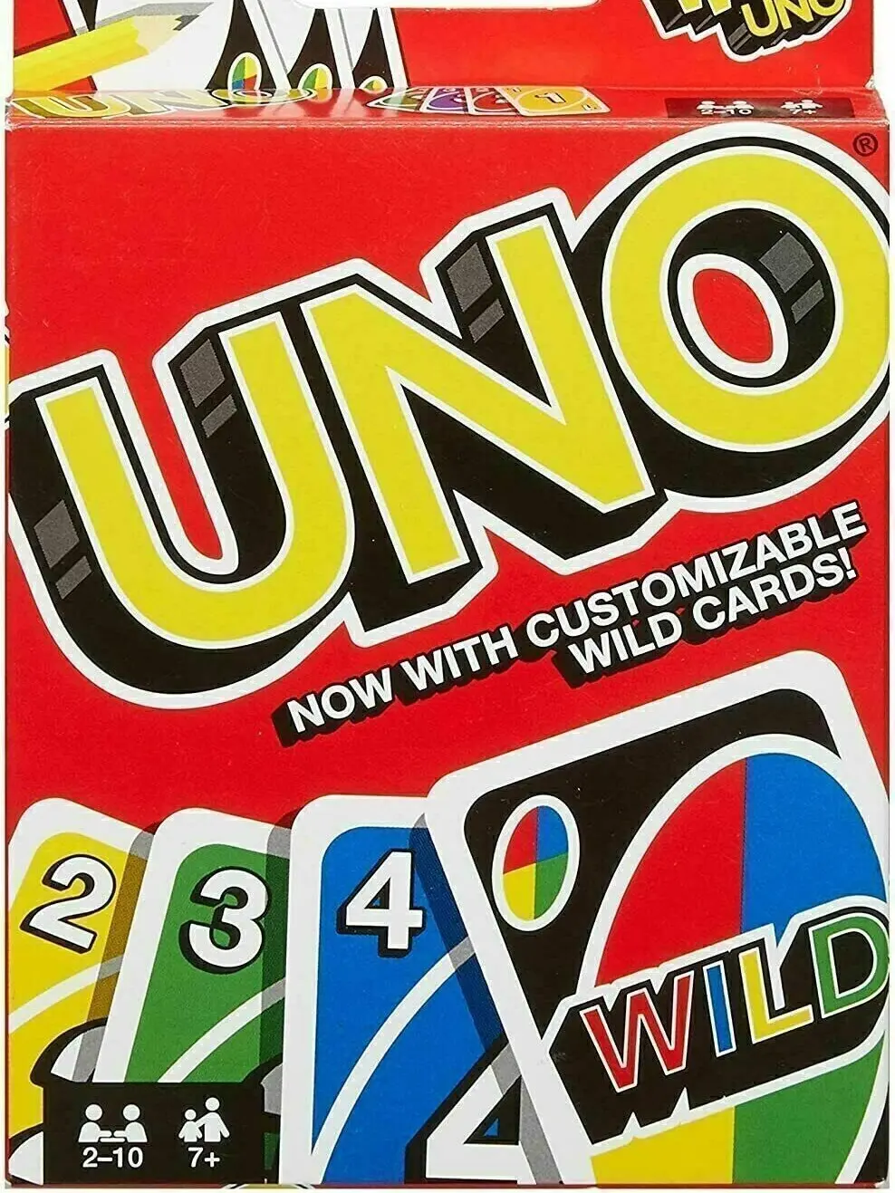 Games UNO, Classic Card Game for Kids and Adults for Family Game Night, Use as a Travel Game or Engaging Gift for Kids, 2 to 10 Players, Ages 7 and Up unocard