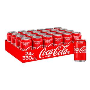 Coca Cola Original Taste Can Pack of 24 x 330ML