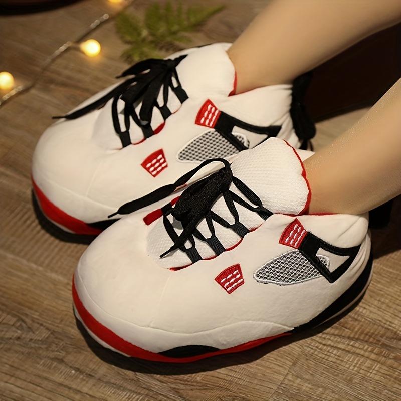 Product Introduction of Boys Warm Soft Plush Slip On House Shoes, Comfortable Thermal Anti-skid Cotton Slippers For Indoor Bedroom 7