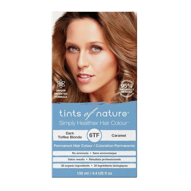 Tints of Nature 6TF Dark Toffee Blonde Permanent Hair Dye - Nourishes & Covers Greys, Ammonia-Free - Haircare 3