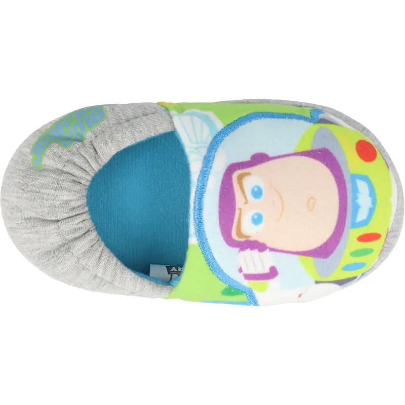Toy Story Buzz Grey Kids Slippers 6