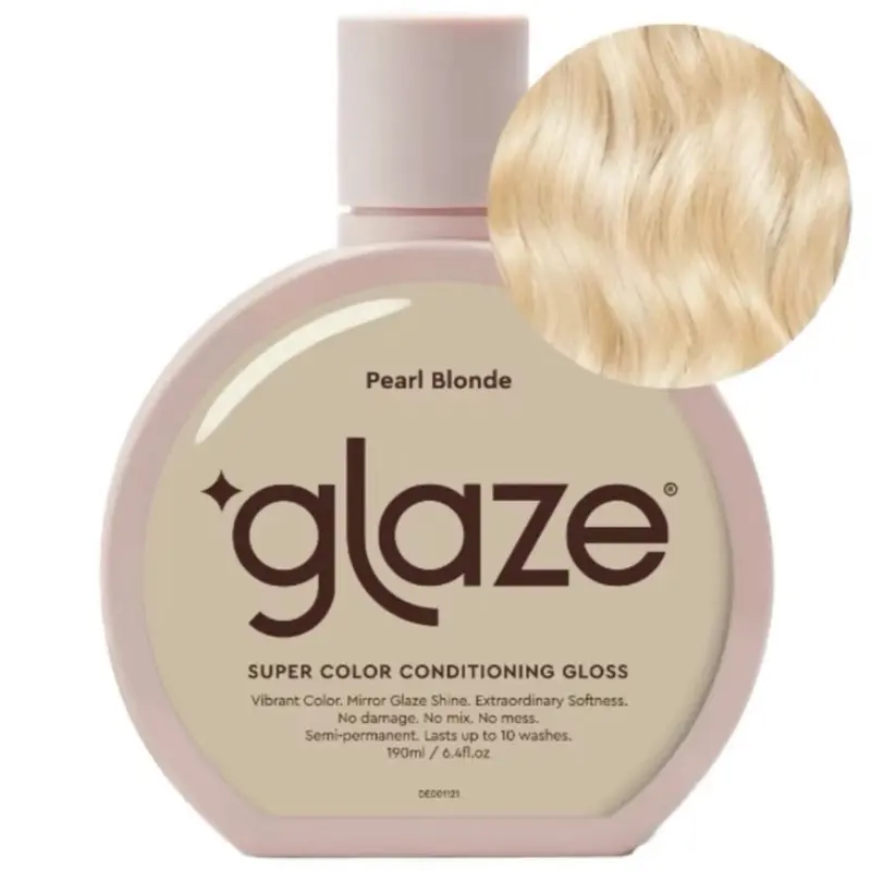 Glaze Super Colour Conditioning Gloss 190ml (2-3 Hair Treatments) Pearl Blonde 1