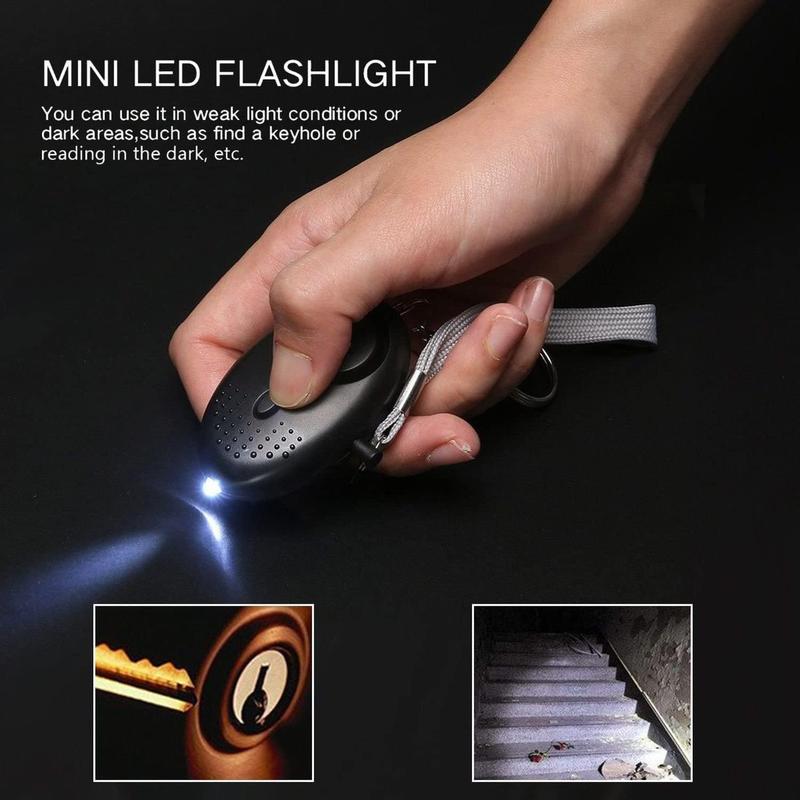 Emergency Personal Safety Alarm, 140DB Security Alarms Keychain with LED Light, Portable Defence Alarm, Self-Protection Loud Alar, Anti-rape Alarm protection, Panic Alarm for Men, Women, Children and Elders 3