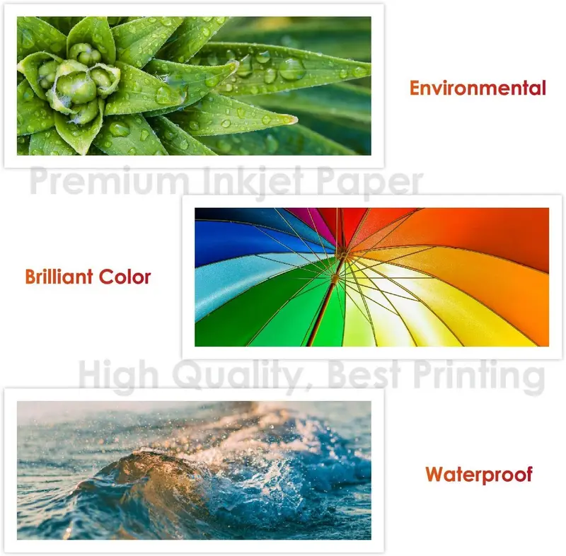 20 Sheets Premium Glossy High gloss Photo Paper A4 Inkjet Printer 230GSM 4