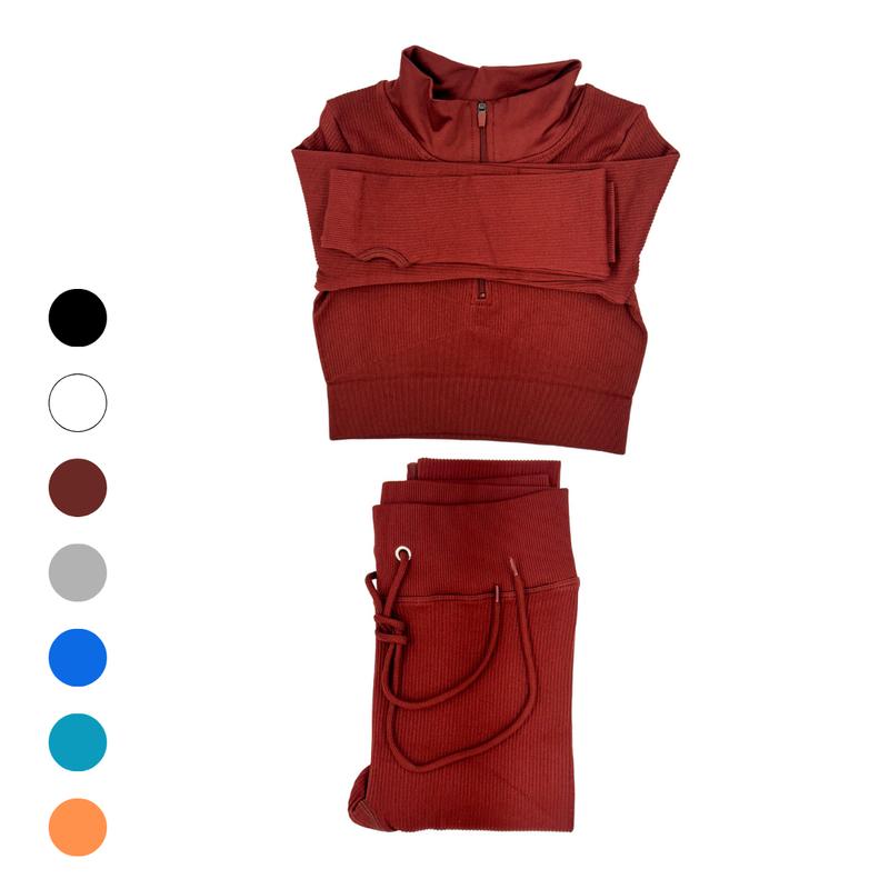 Key Closet Ribbed Gym/Yoga/Stay-at-home full set, 7 colours 3