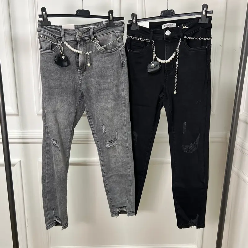 Miss Hussy - Women’s Distressed Stretch High Waist Skinny Jeans UP TO UK20 – Amelie 8