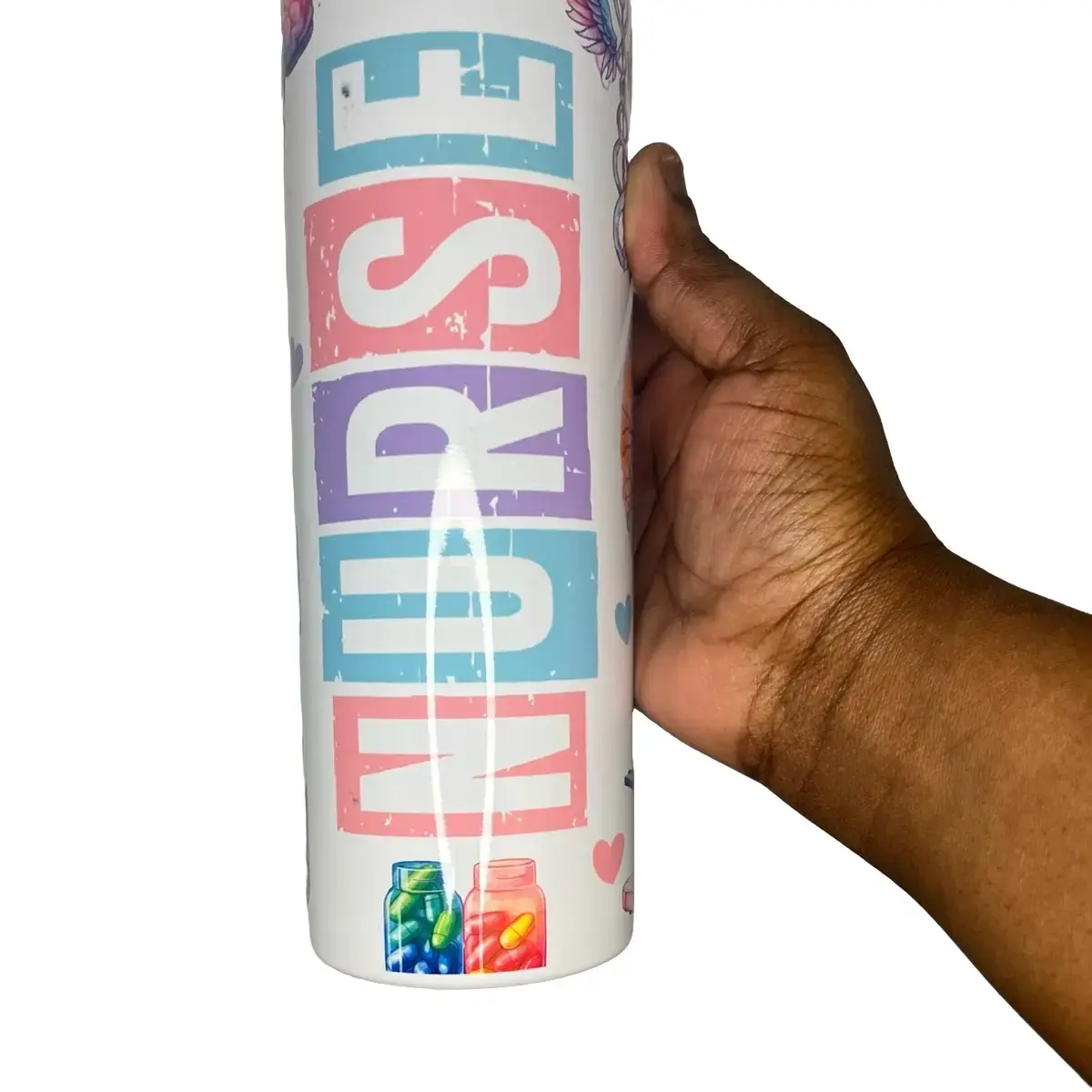 Nurse 20oz Sublimation Tumbler - Perfect for Your Drinks - Mug, Bottles, Drinkware, Cup