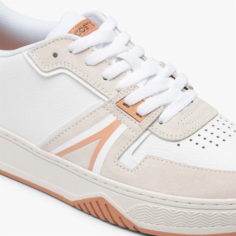 Mens Lacoste L001 Trainers in White 5