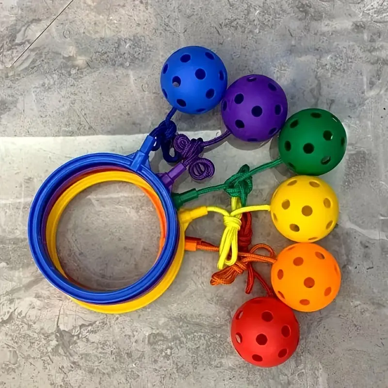 Lemon jump ball swing ball Tie foot with bounce sense system training equipment game props bounce ankle ring bounce fitness ball magic wheel Christmas, Halloween Gift 2