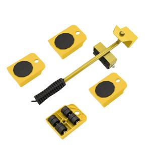4pcs Furniture Lifter Mover Tool 360 Degree Rotatable Sliders - Heavy Duty Furniture Movers for Sofas and Refrigerators