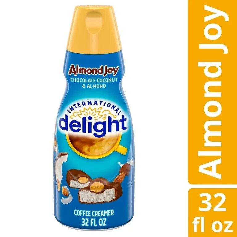 International Delight Almond Joy Liquid Coffee Creamer - Chocolate Coconut & Almond Beverage (32oz) focus drinks 5