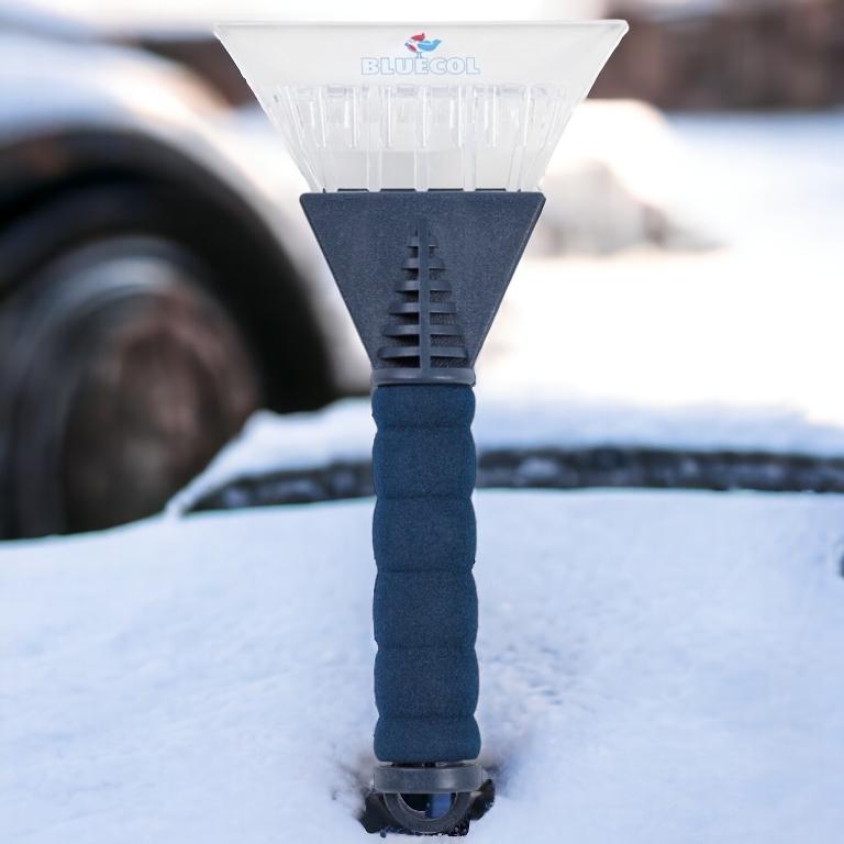 Bluecol Premium Car Windscreen Ice Scraper Frost Free Windshield De-Icer 4