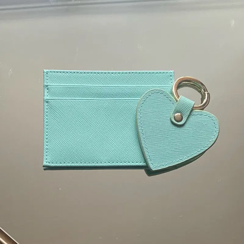Personalised Card Holder - with silver or gold initials 5